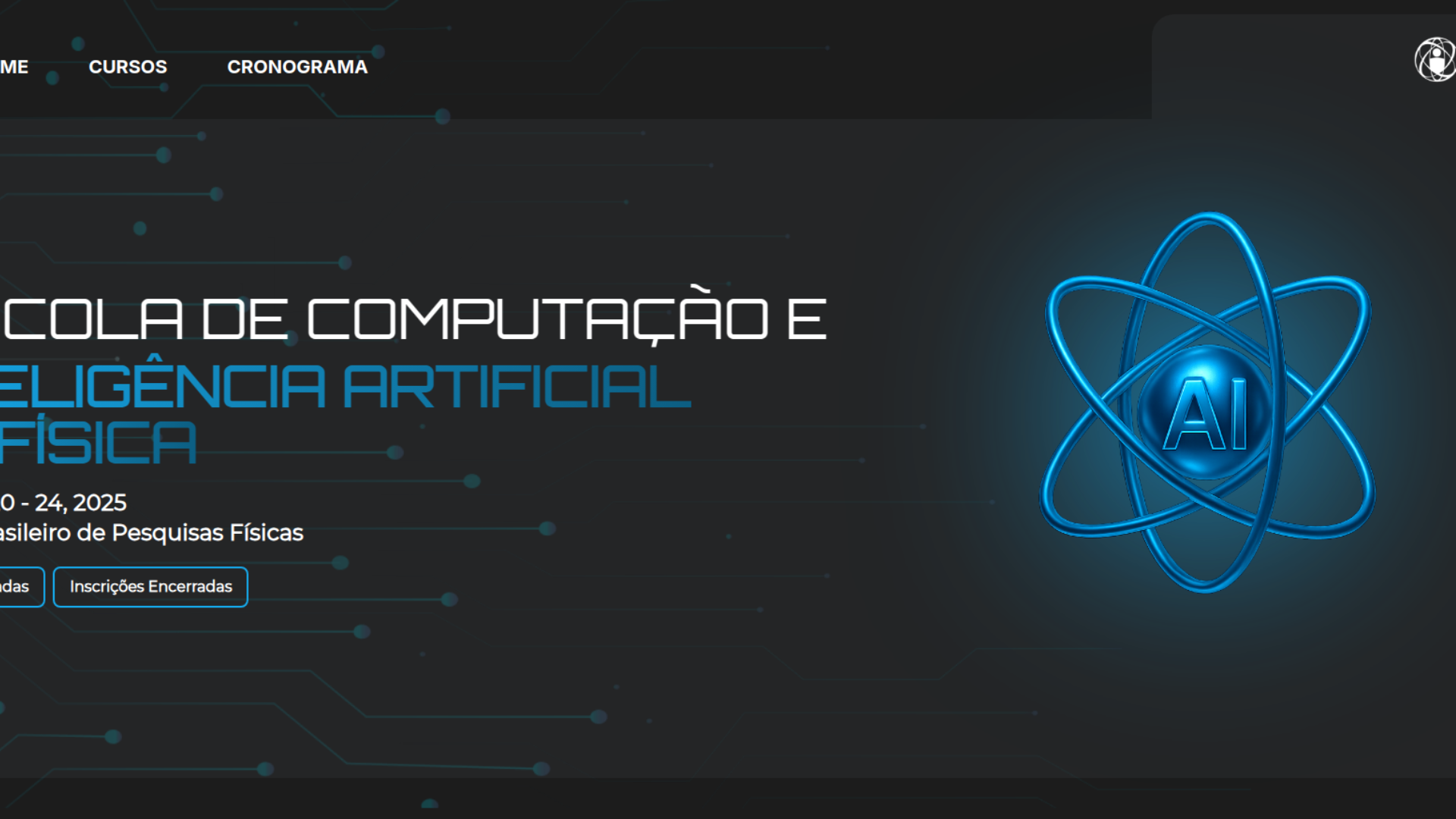 1ª Escola de Computação e Inteligência Artificial na Física